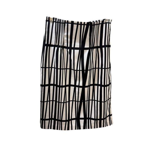 Worthington Womens Black‎ & White Geometric Print Skirt Size 8 - Picture 7 of 12